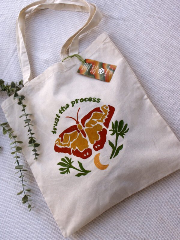 Tote Bag Pintado a Mano - Imagen 8