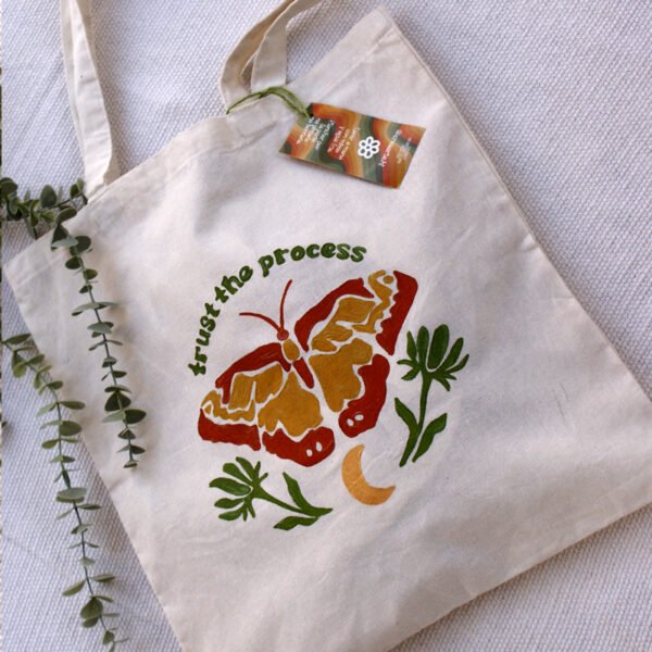 Tote Bag Pintado a Mano - Imagen 9