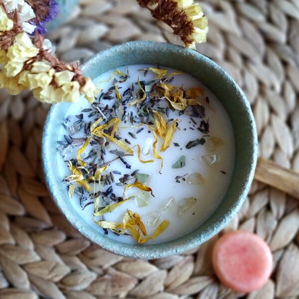 Velas Intencionadas Artesanales – Calma, Claridad, Abundancia y Amor Propio - Imagen 2