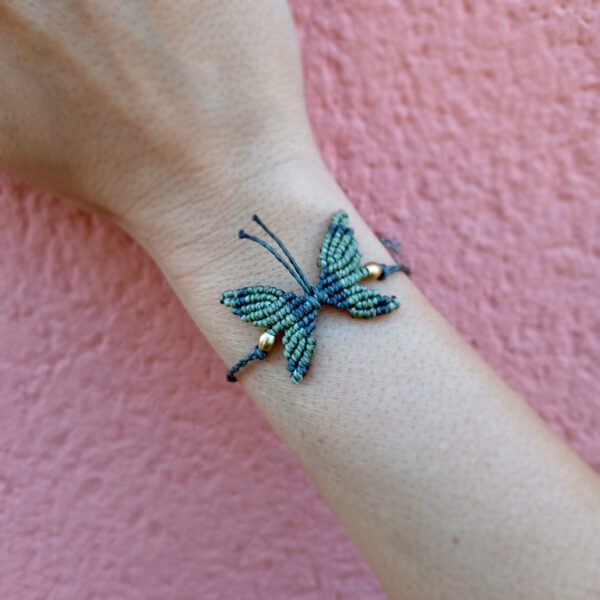Pulsera Macramé Mariposa